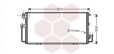 VAN WEZEL Kondensaator,kliimaseade 51005064